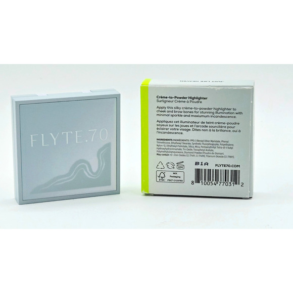 Flyte 70 GlowBack Brightening Primer- Hazy Cheek Creme+Creme to Powder Hilighter - Picture 9 of 13